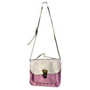 Our Generation Pink & White Crossbody Purse with Floral Inner